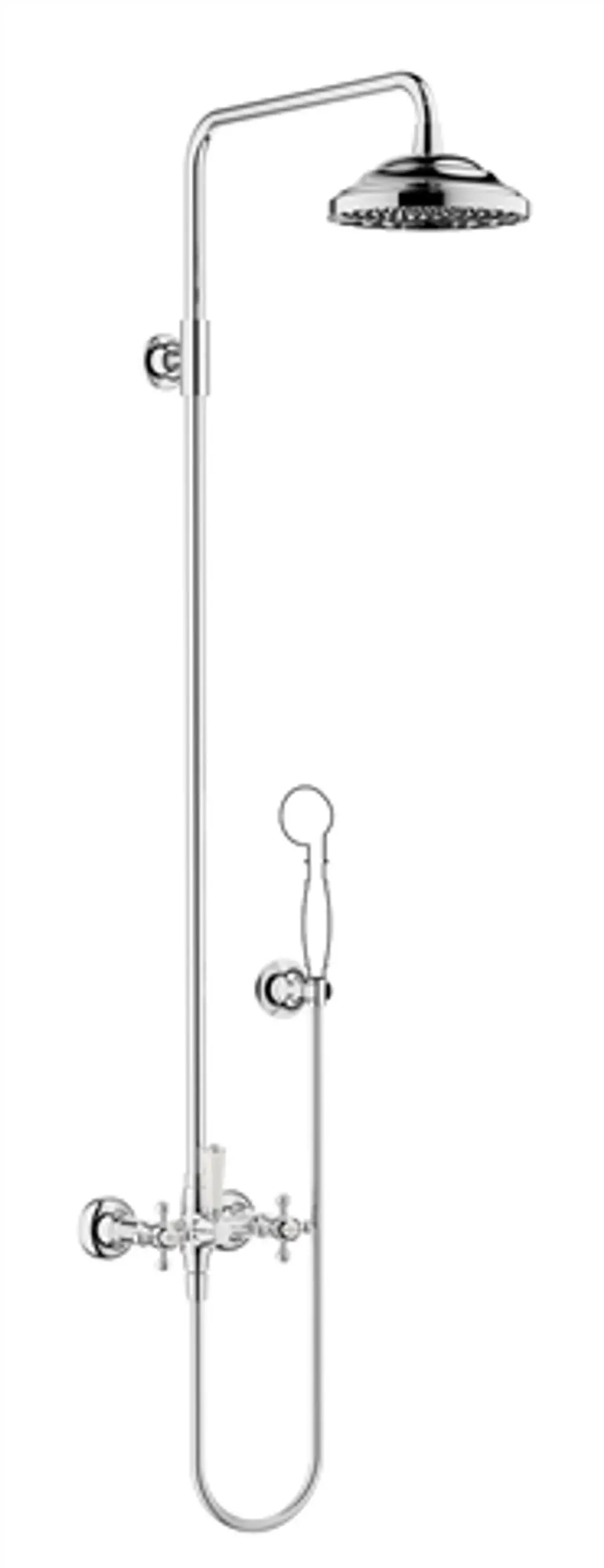 DORNBRACHT Shower Pipe mit Brausebatterie MADISON 26633360 Platin, 26633360-08 Galeriebild 1
